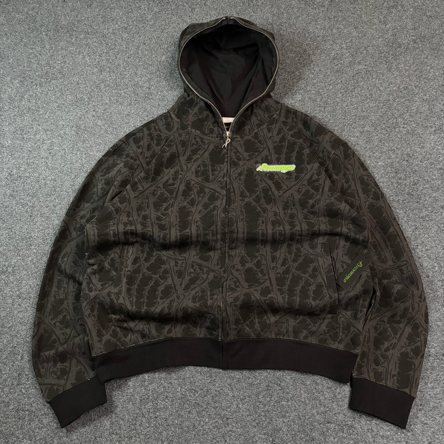 Psych world thorn full zip hoodie