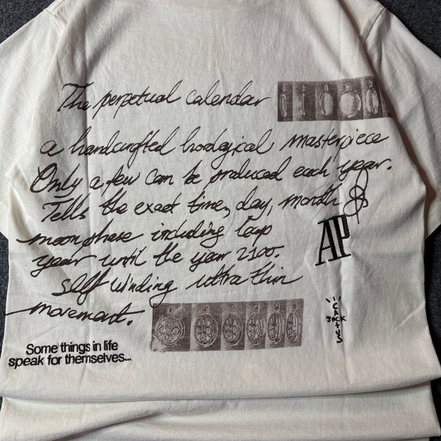 Cactus Jack x Audemars Piguet calendar tee