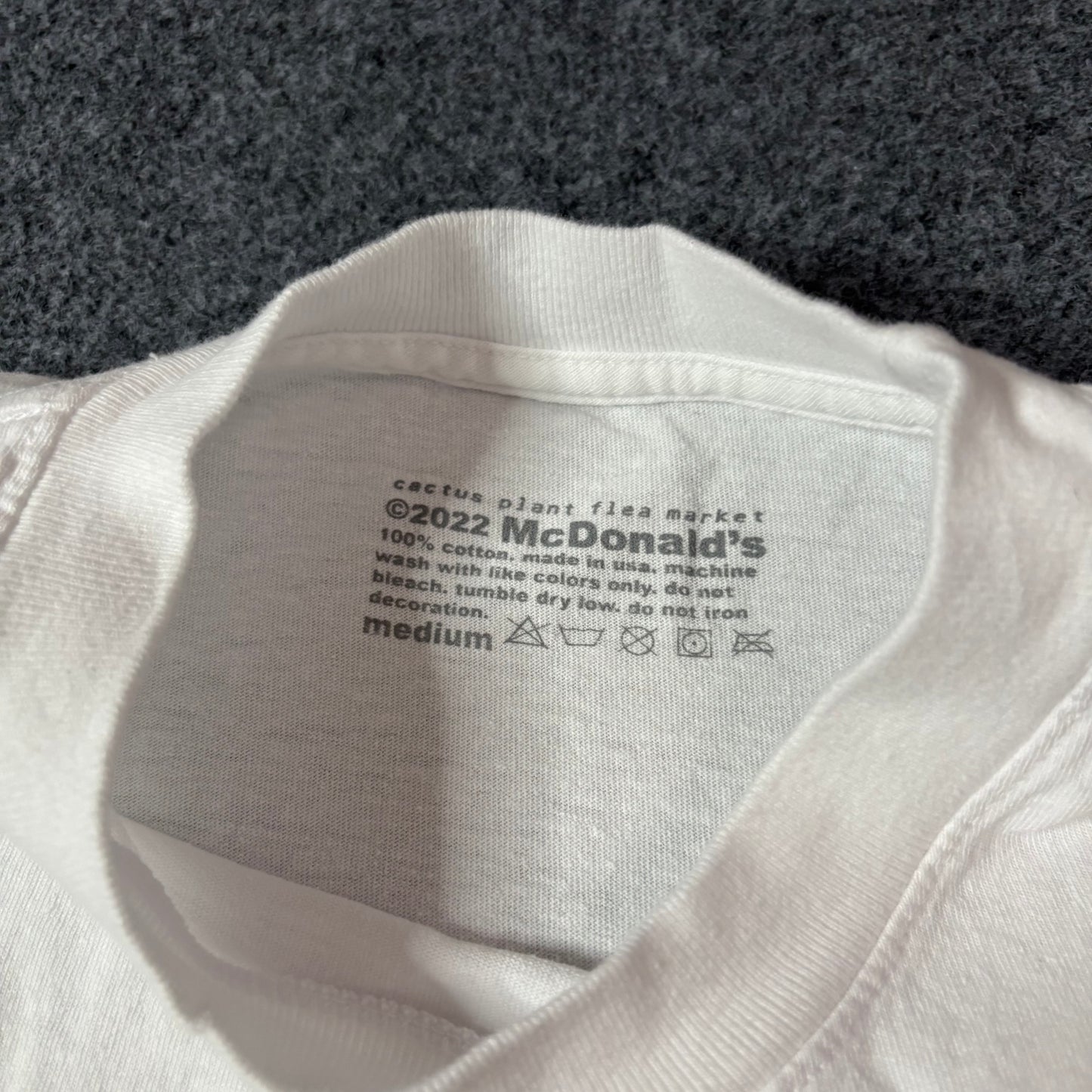 Cactus Plan Flea Market x McDonalds spoon tee