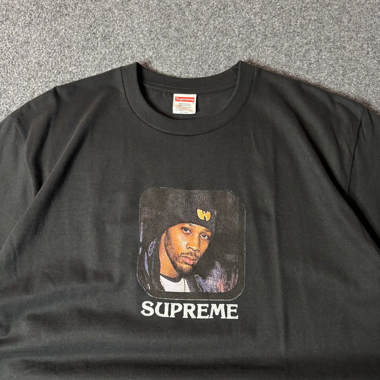 Supreme x Wu Tang Clan RZA black tee