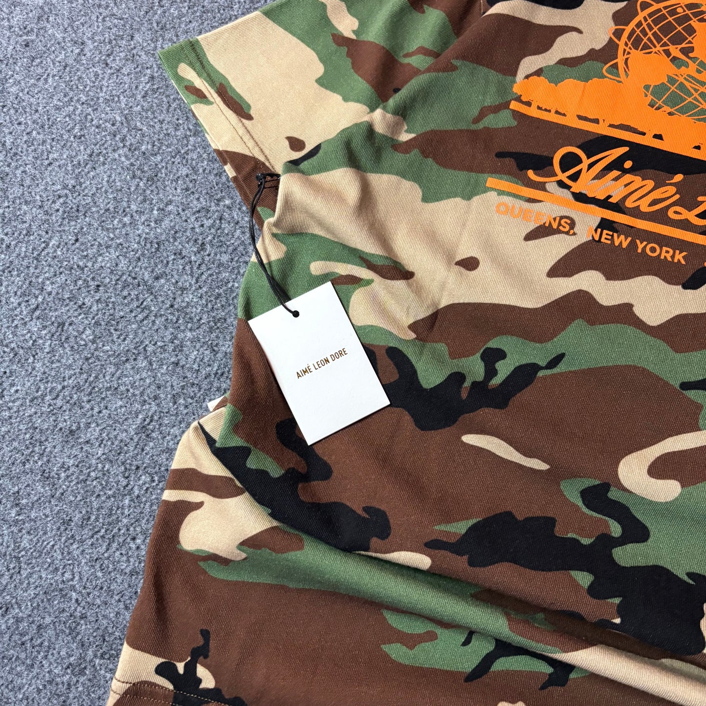 Aime Leon dore unisphere camo tee