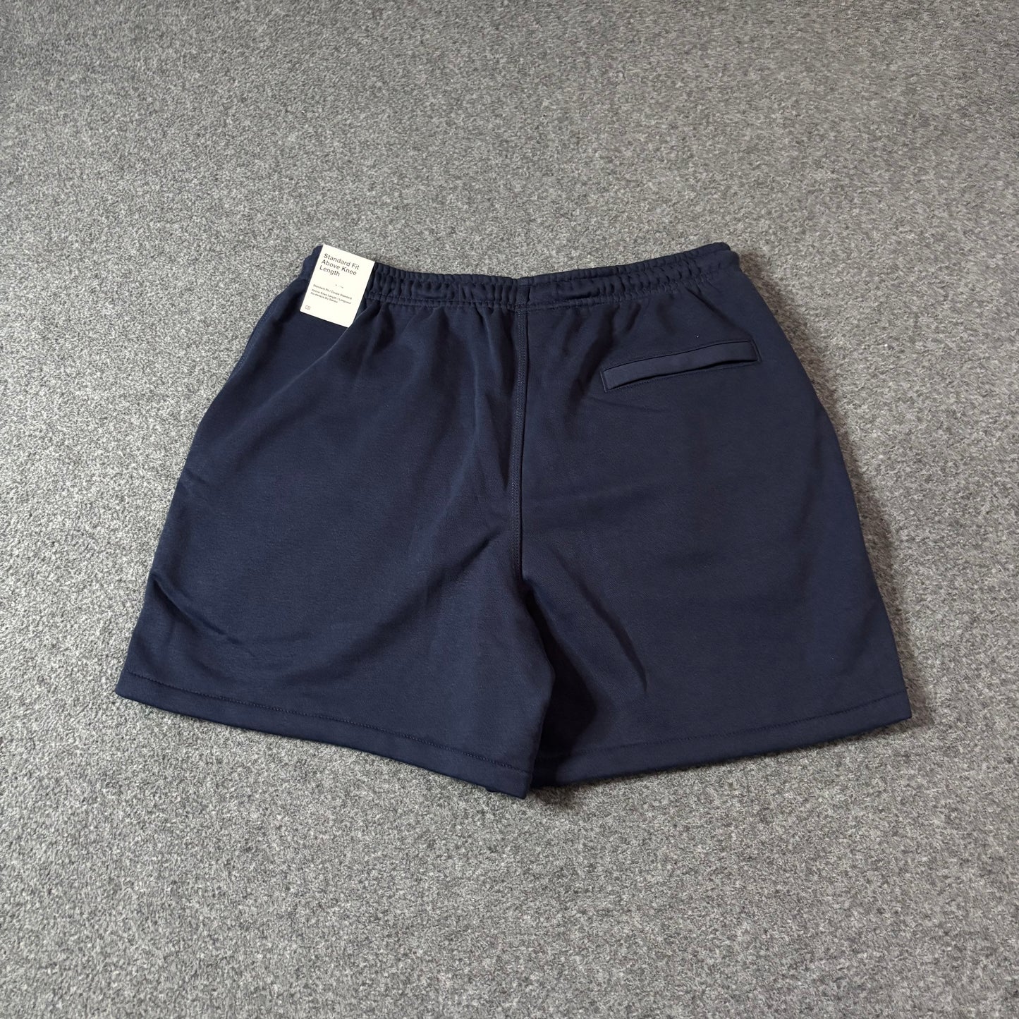 Nike standard fit sweat short navy