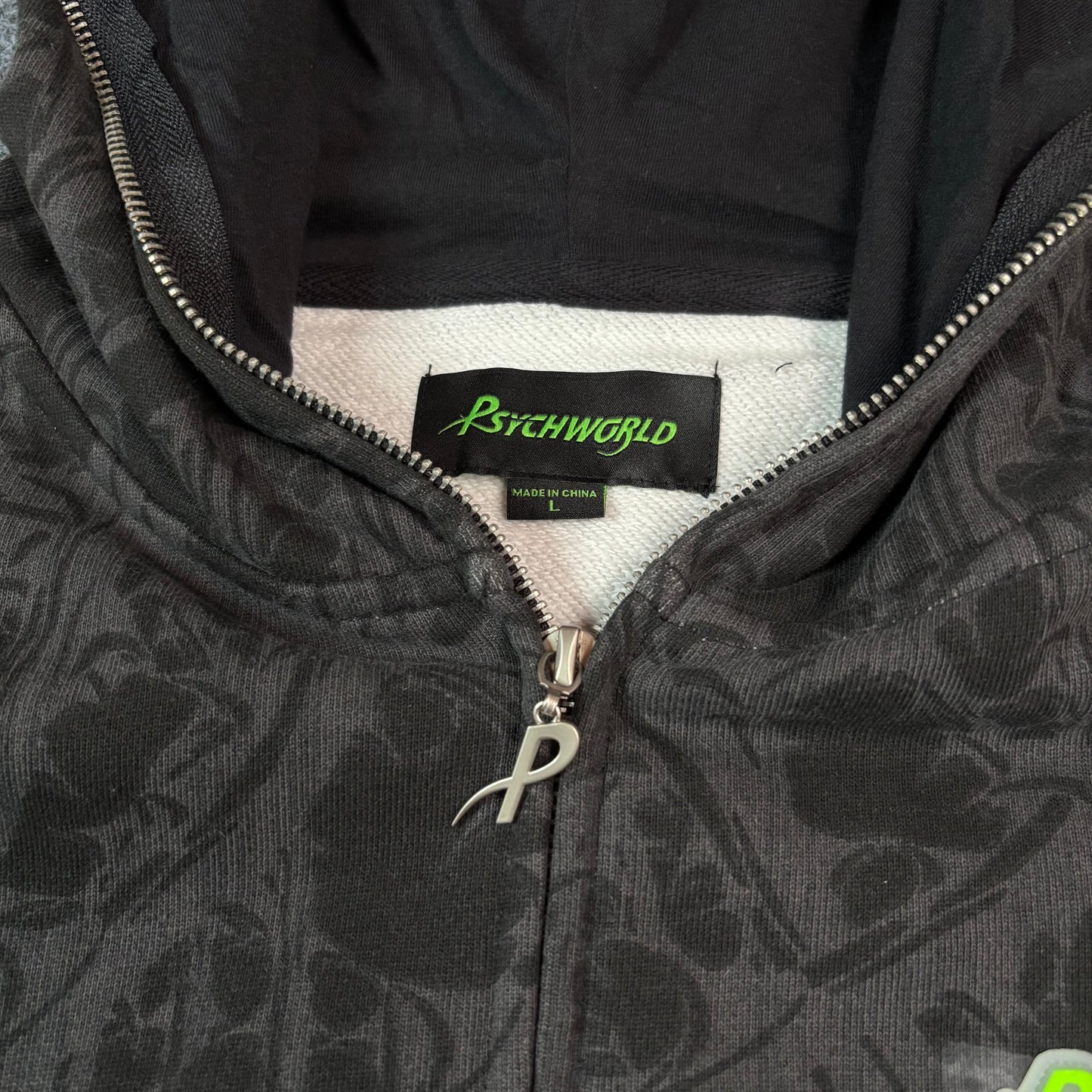 Psych world thorn full zip hoodie
