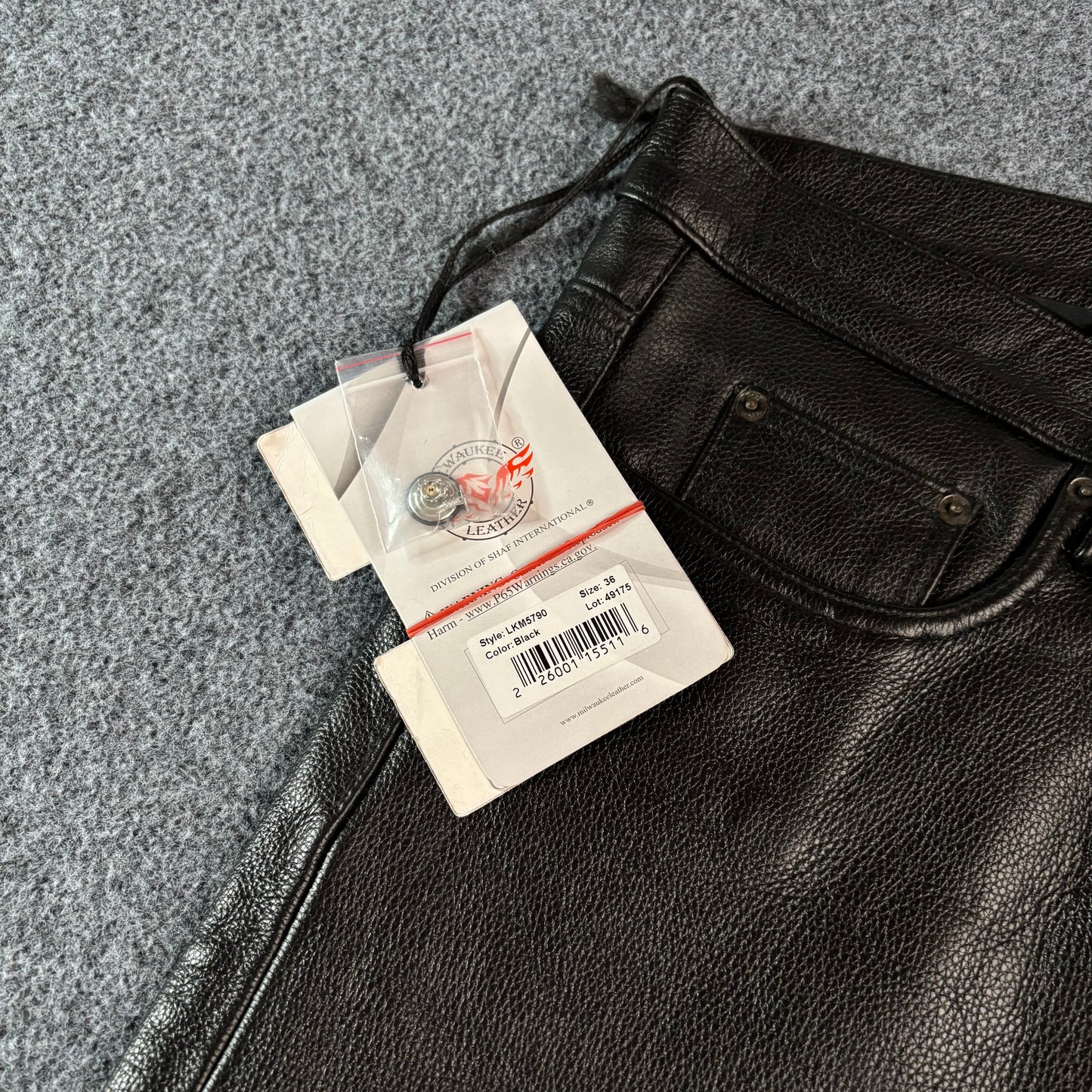 Milwaukee leather bootcut pants