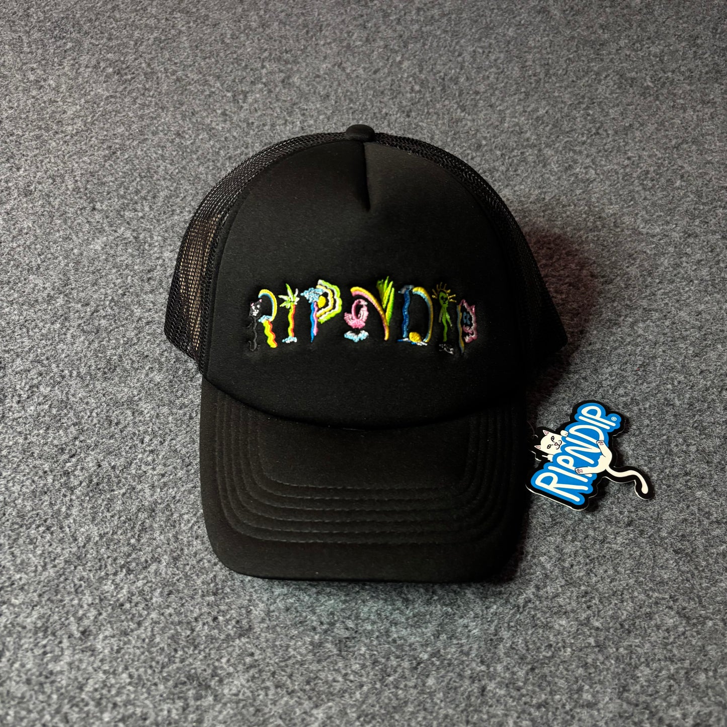 Ripndip Venice black trucker hat