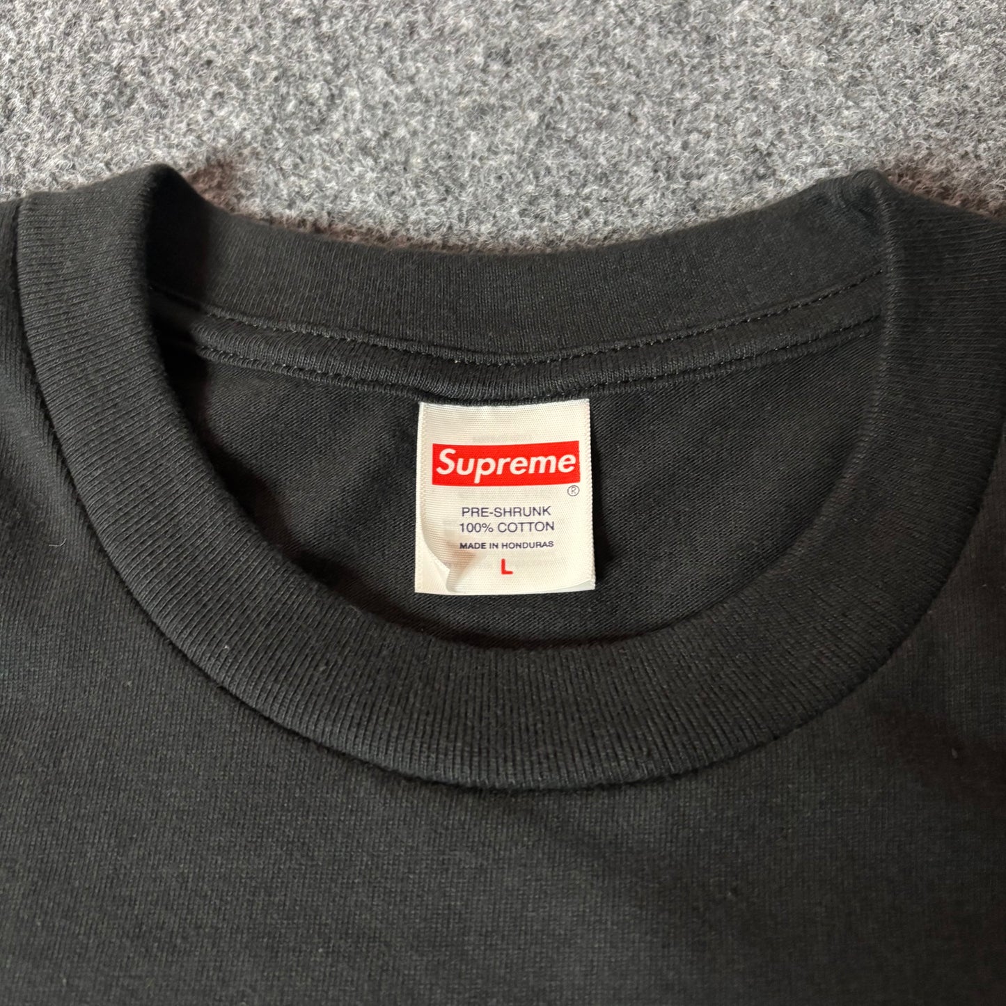 Supreme skull tee black