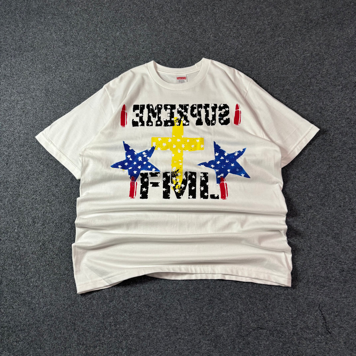 Supreme FML white tee