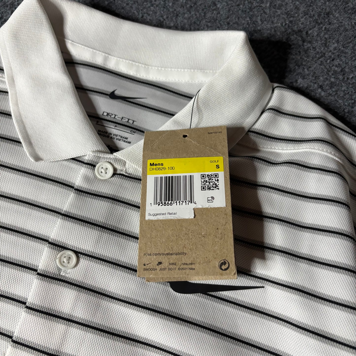 Nike golf stripes polo