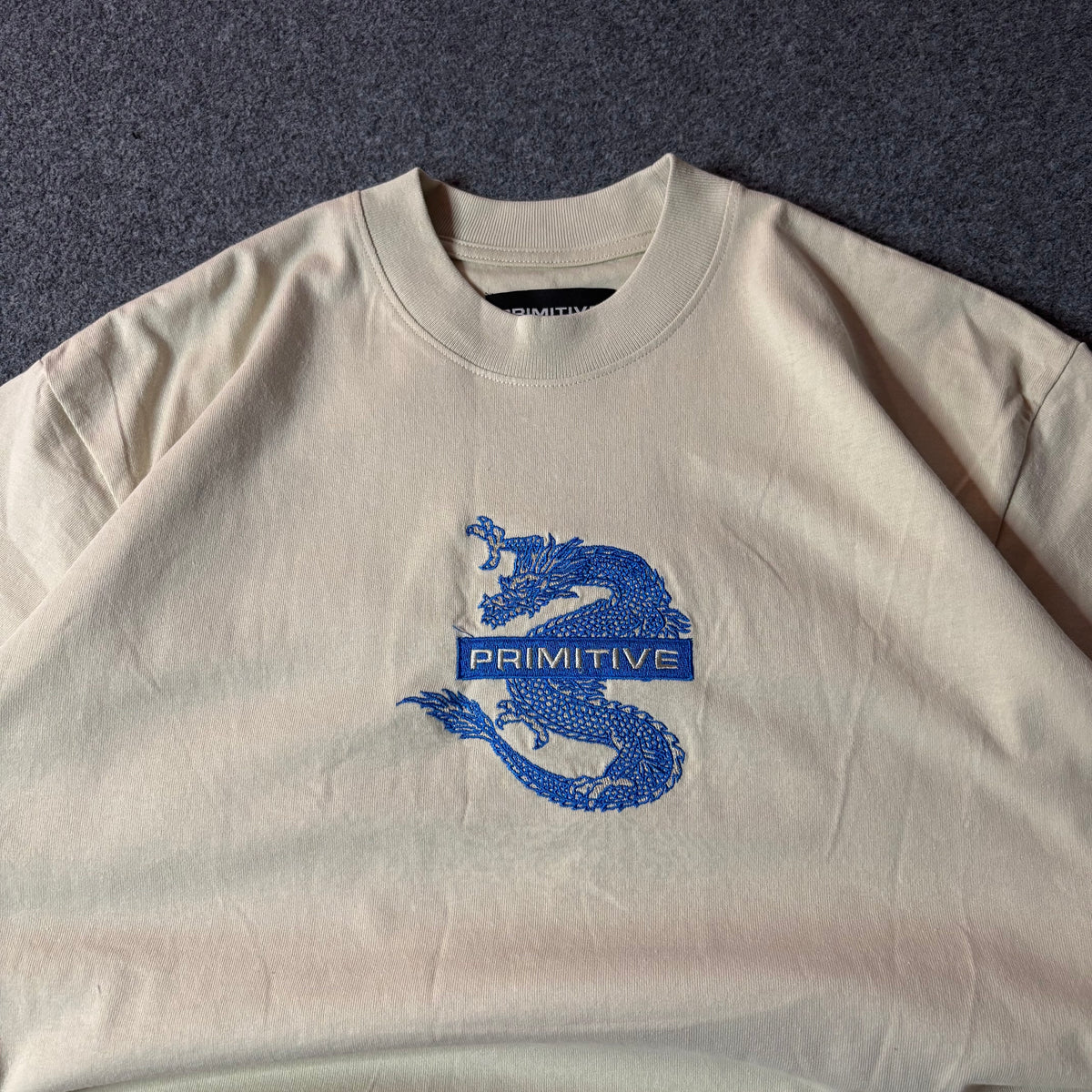 Primitive ceramic boxy tee embroidered logos
