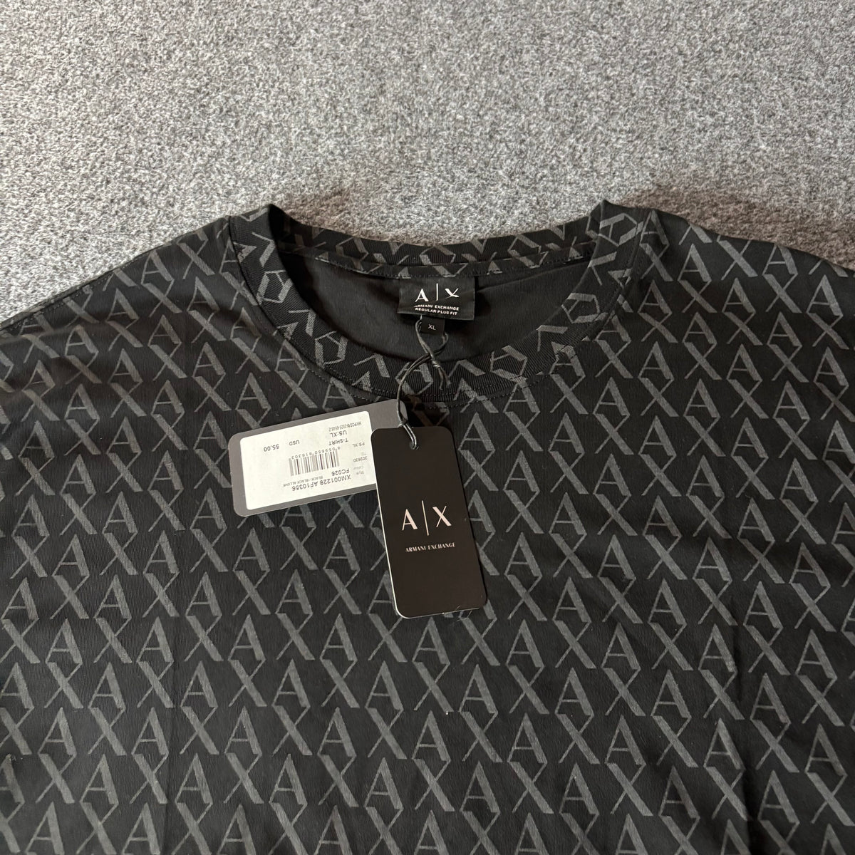 Armani exchange logo aop tee