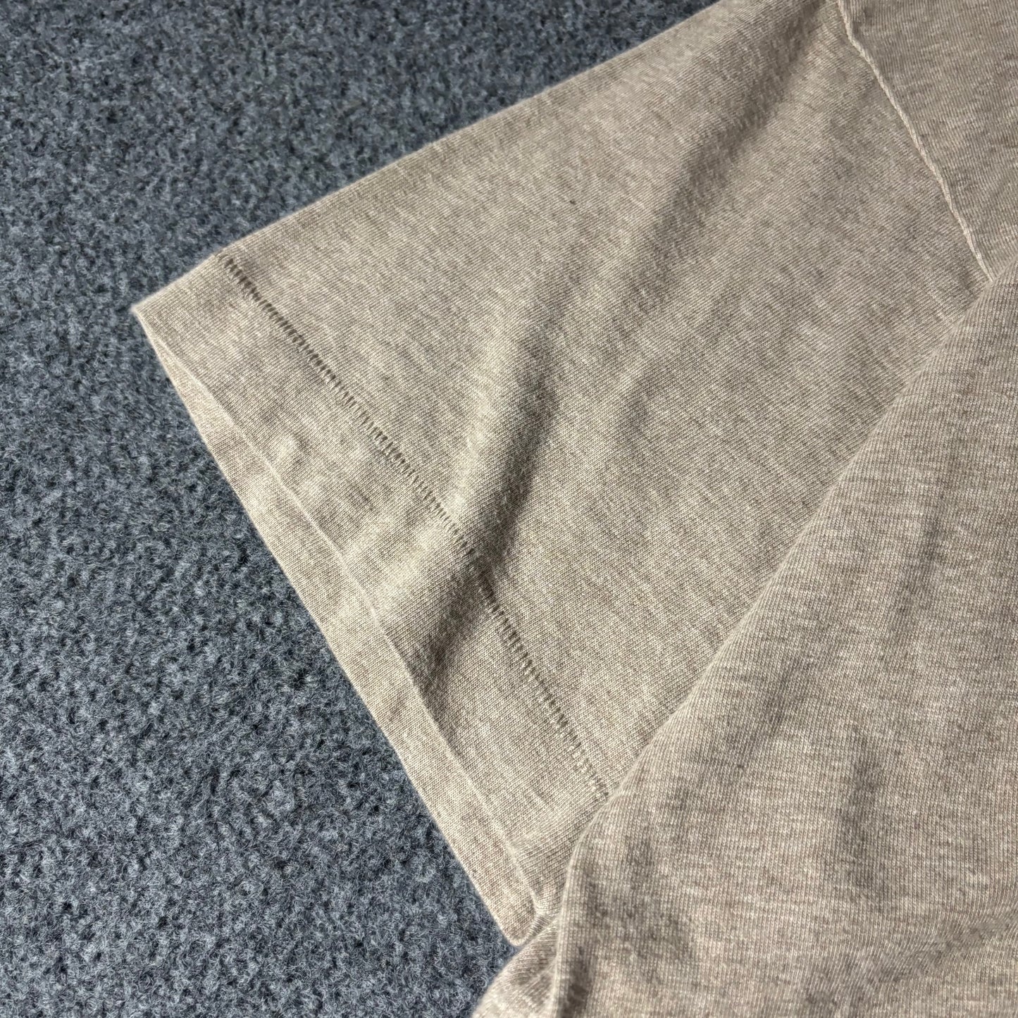 Essentials Fear Of God small logo core heather oversized tee