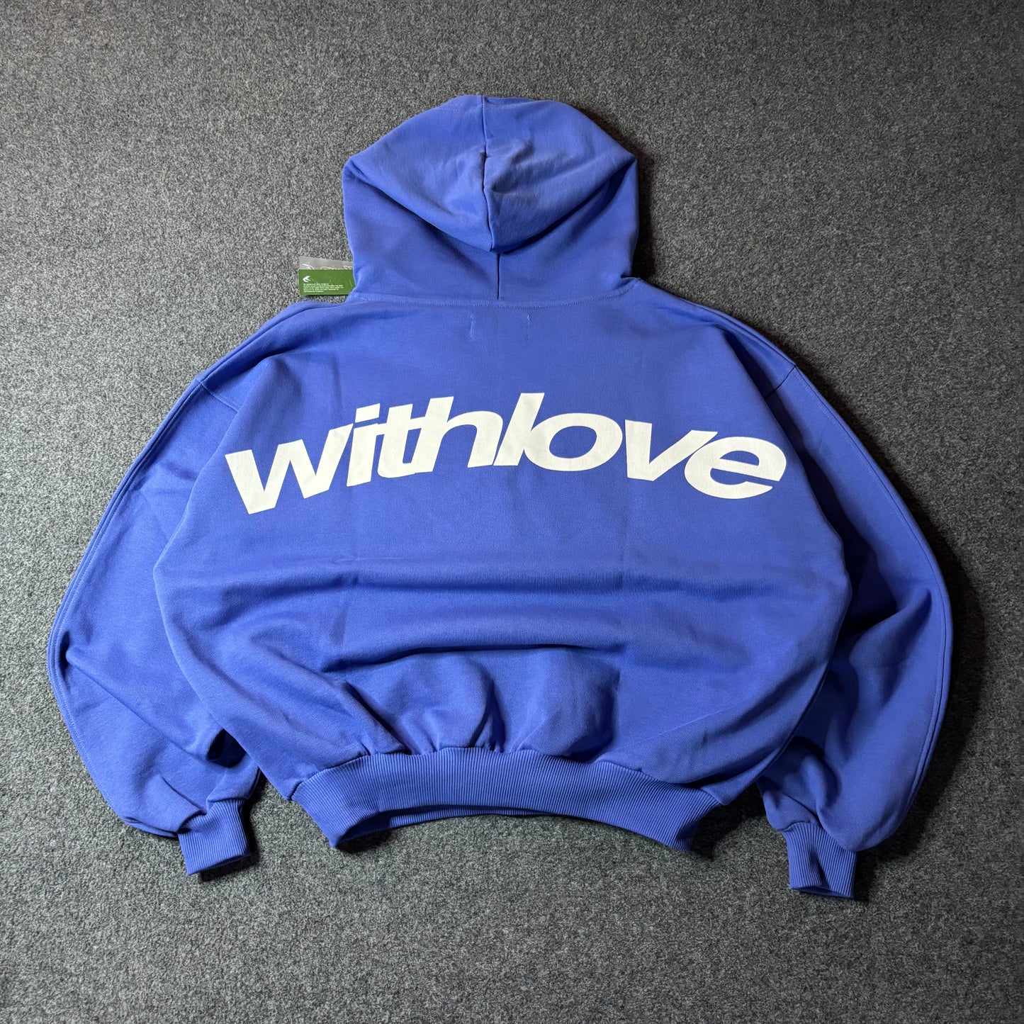 Scuffers with love sign hoodie blue