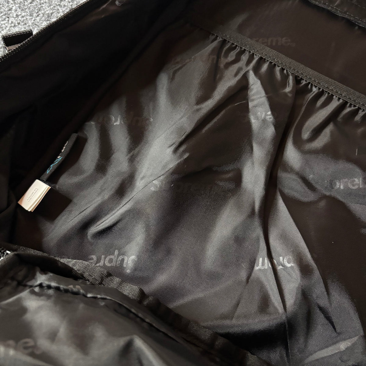 Supreme FW23 3D logo backpack black
