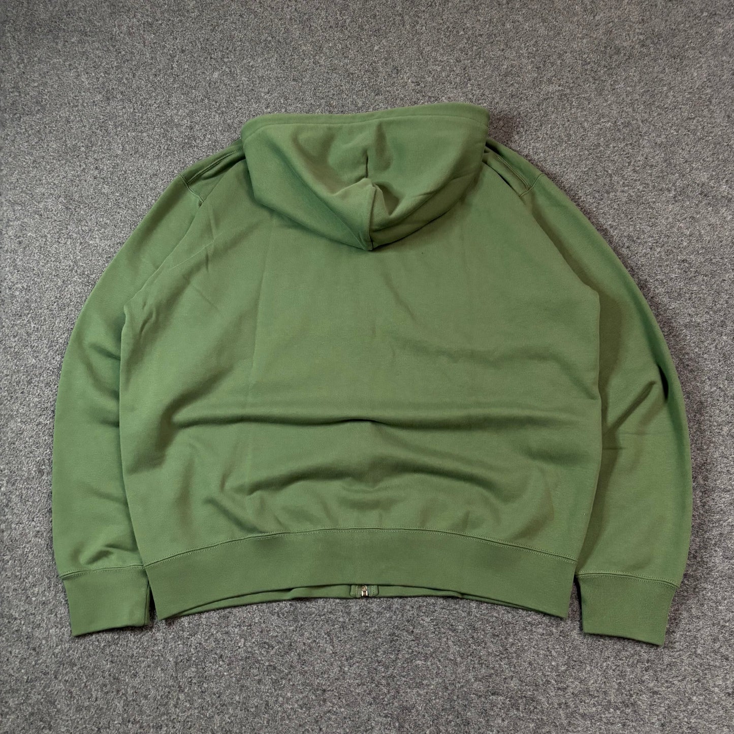 Uniqlo green full zip hoodie