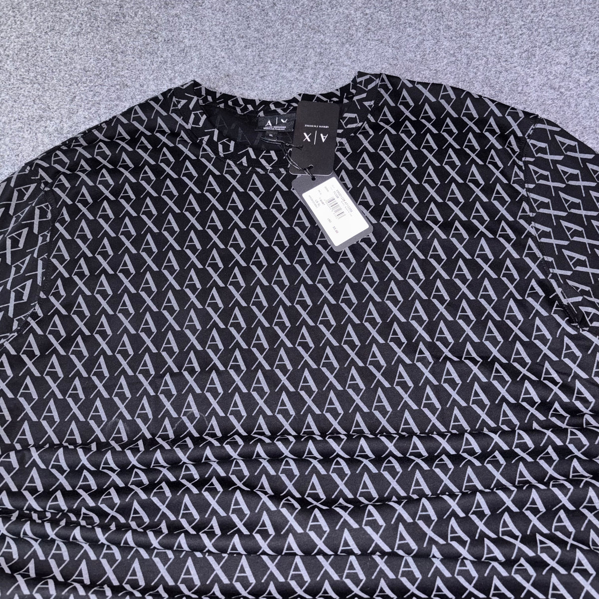 Armani exchange logo aop tee