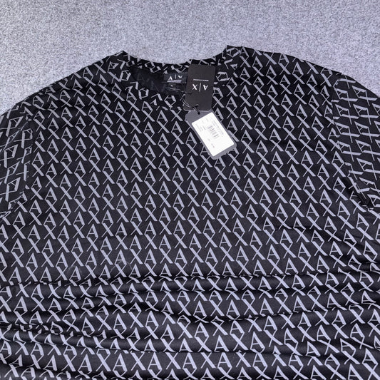 Armani exchange logo aop tee
