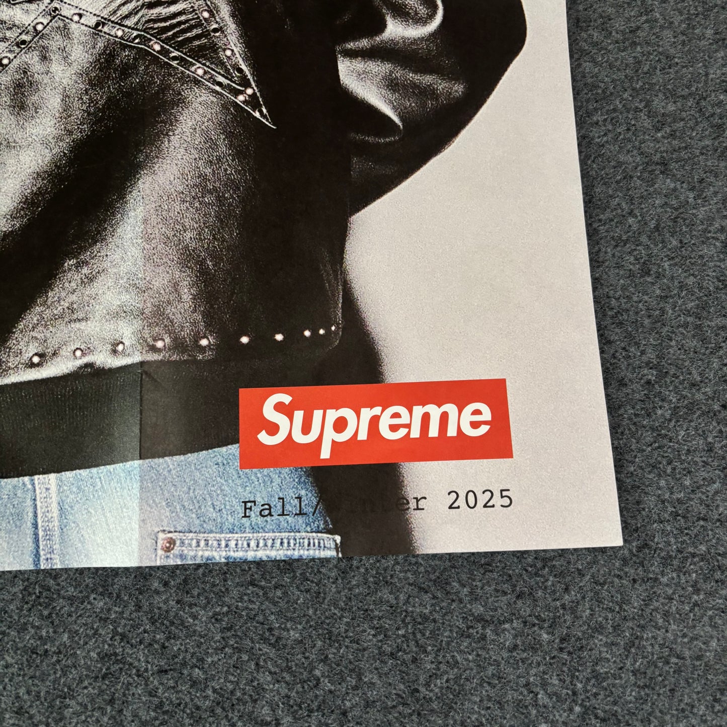 Supreme fall/winter 25 lookbook poster