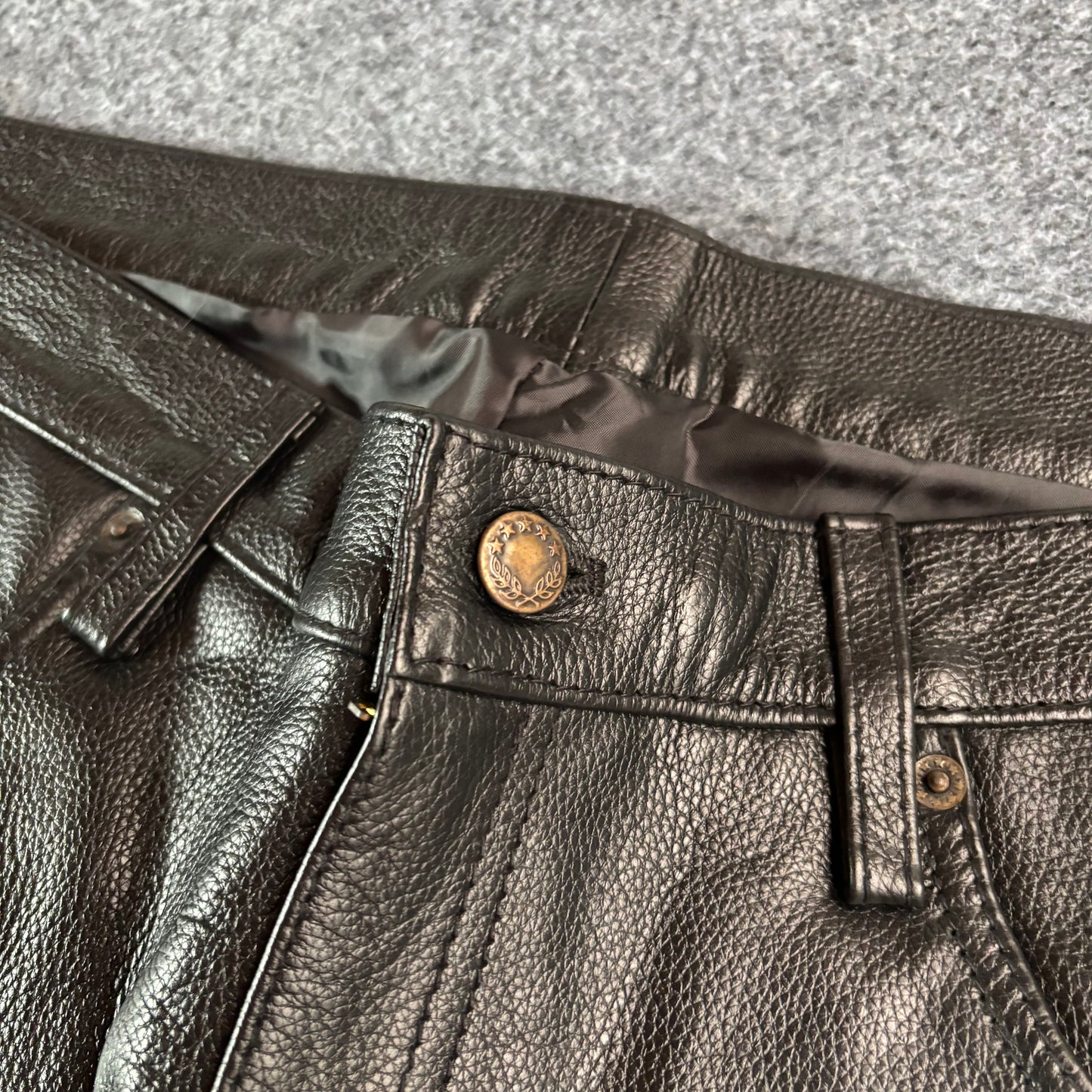 Milwaukee leather bootcut pants