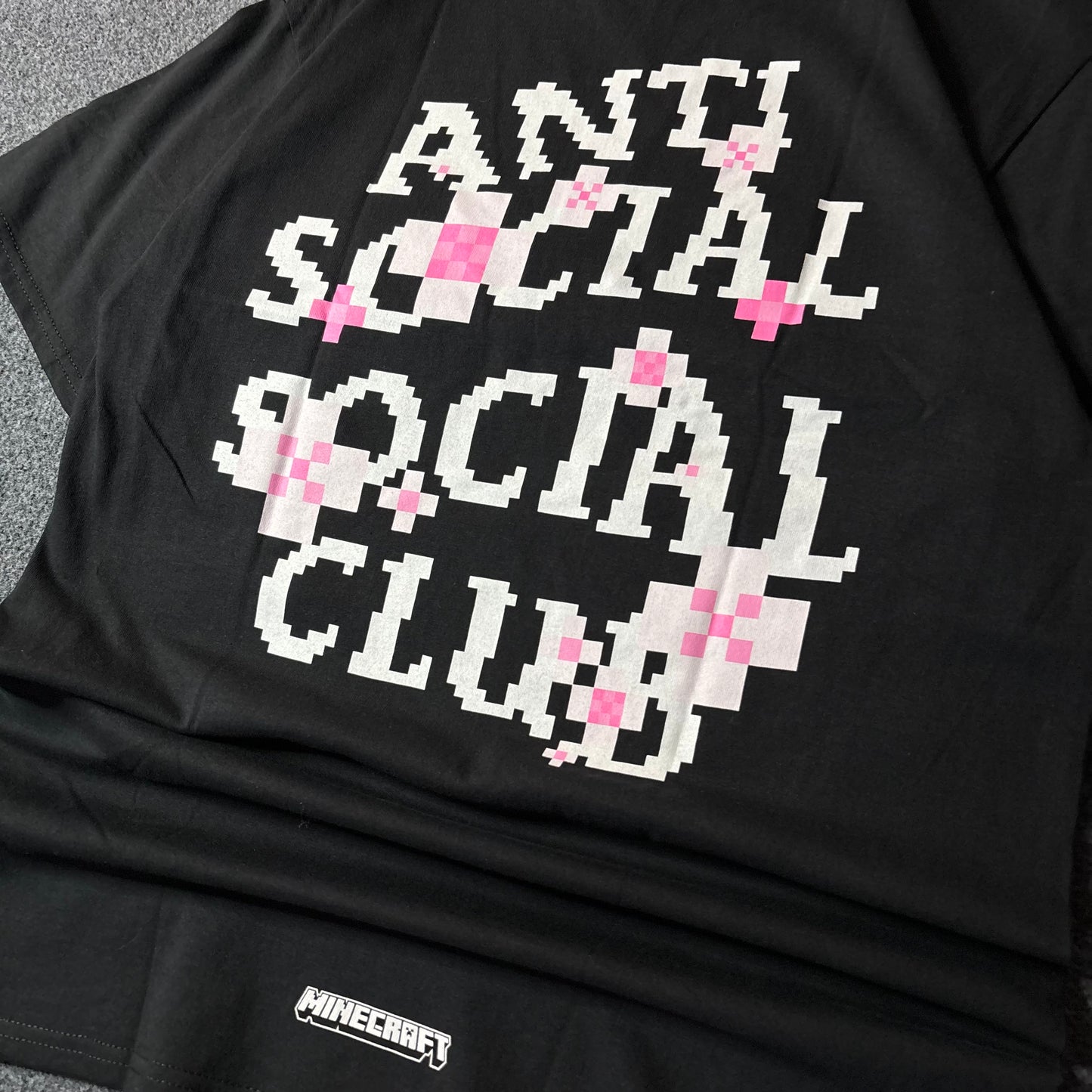 Anti Social Social Club x Minecraft black tee
