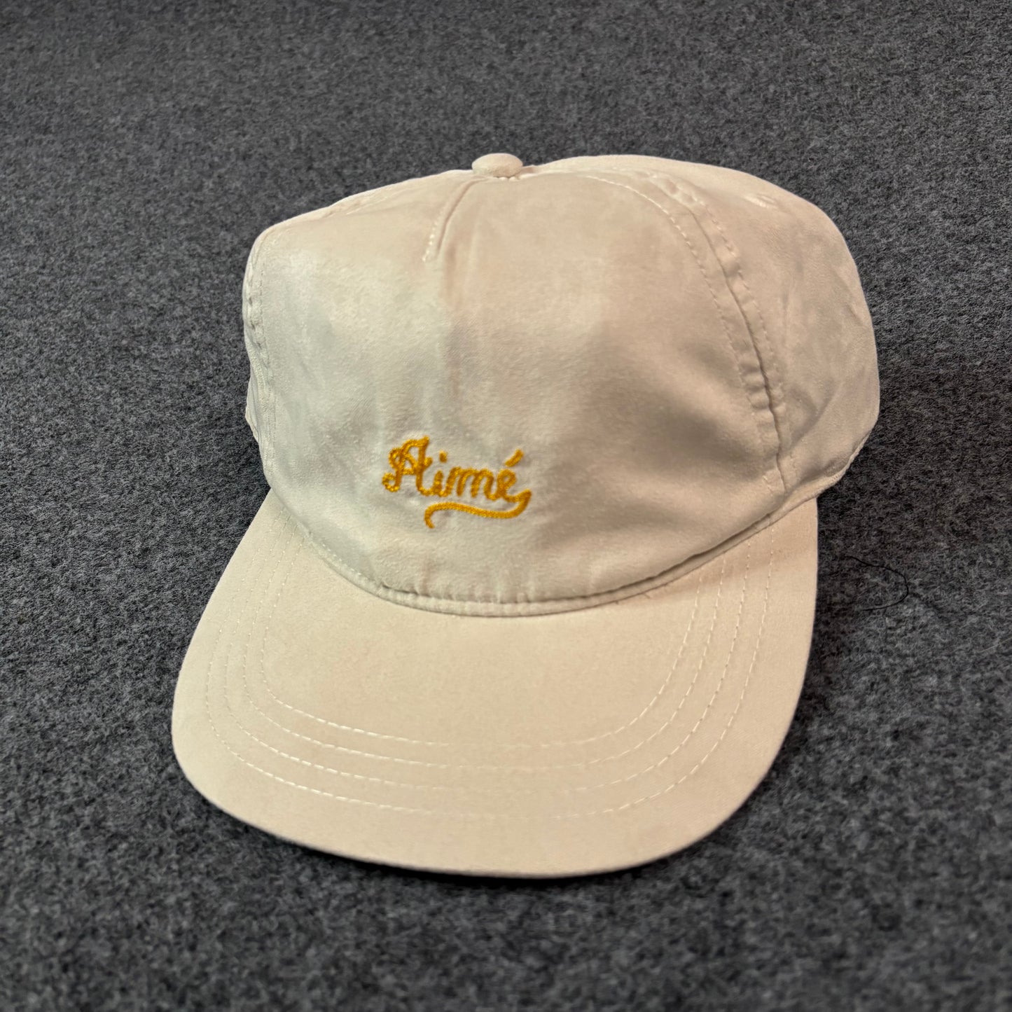 Aime Leon Dore stitch cap silver brich