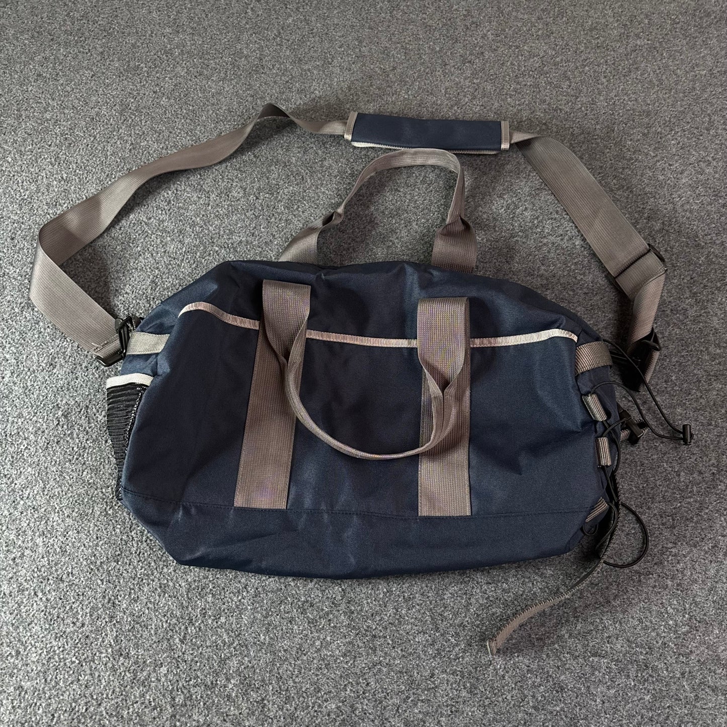Hidden NY x Asics duffle bag blue