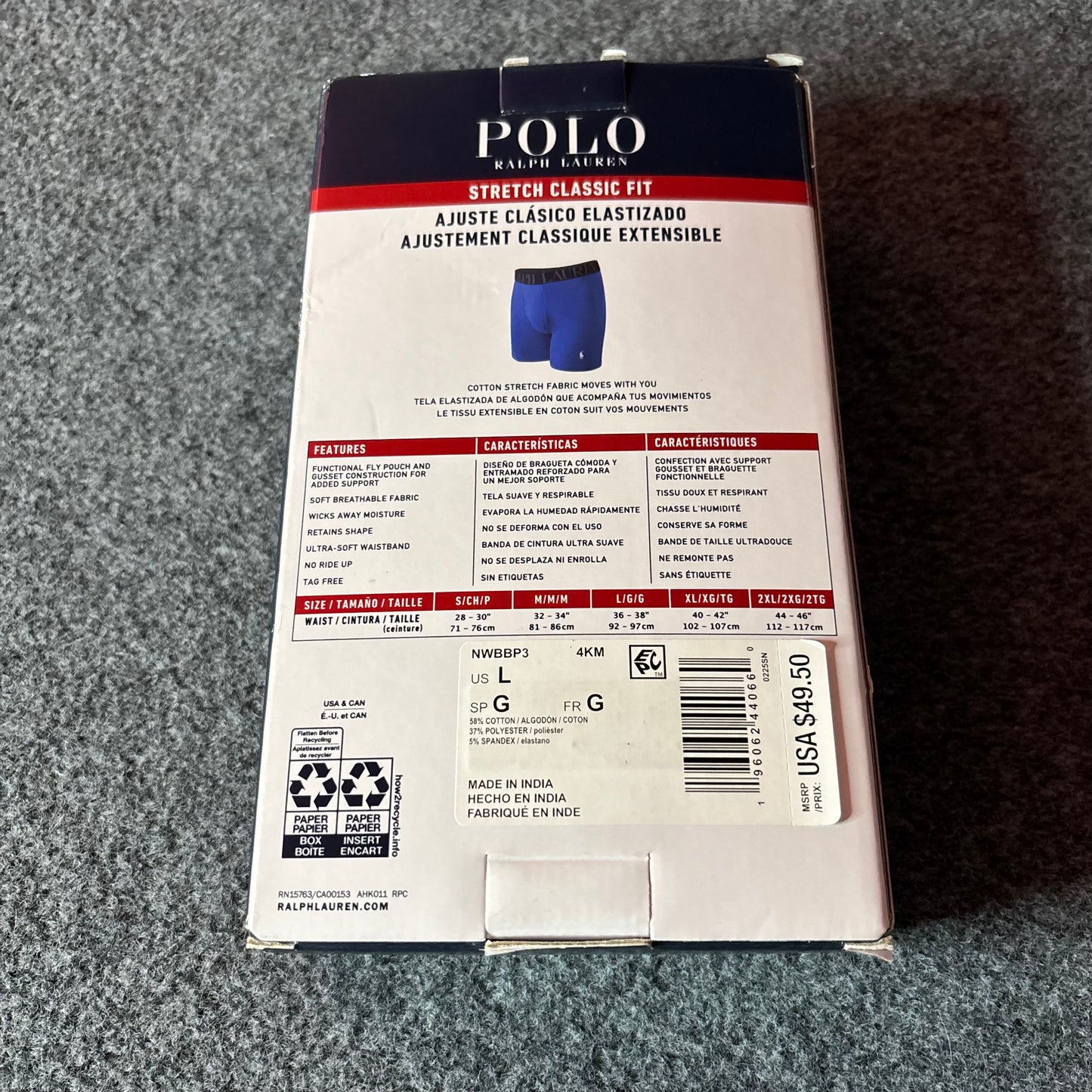 Polo boxers 3-pack large