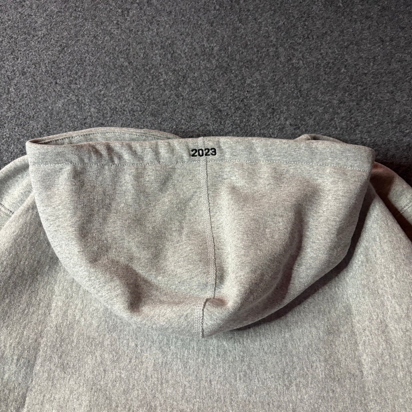 Supreme Motion Logo grey hoodie SS23