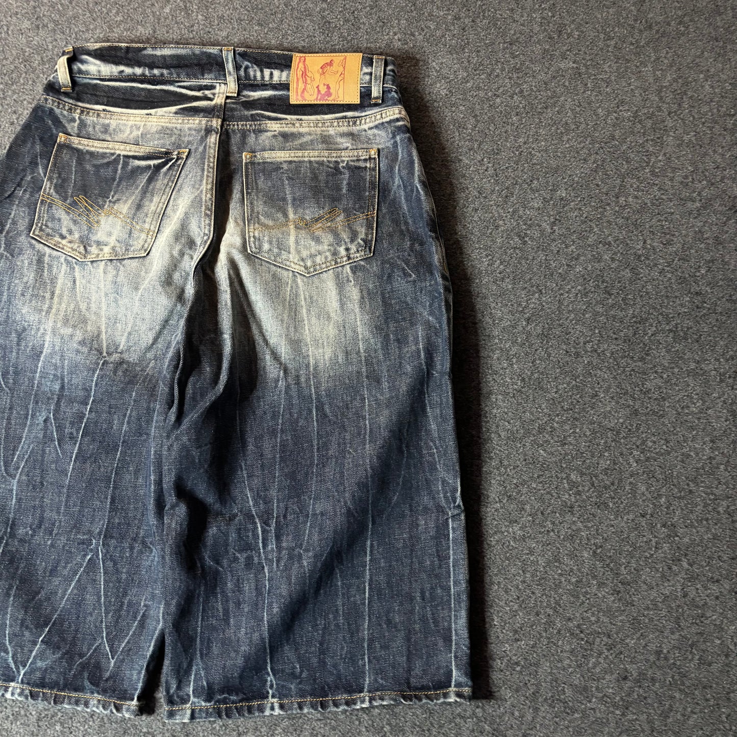 Martine Rose zip/buttons baggy jort