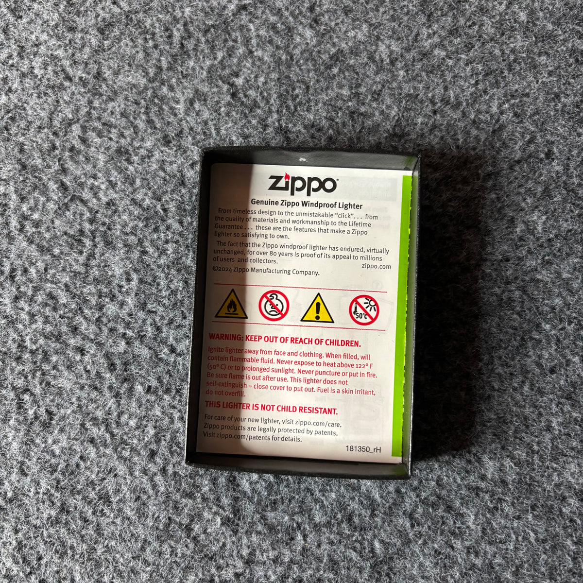Supreme camo logo zippo real tree
