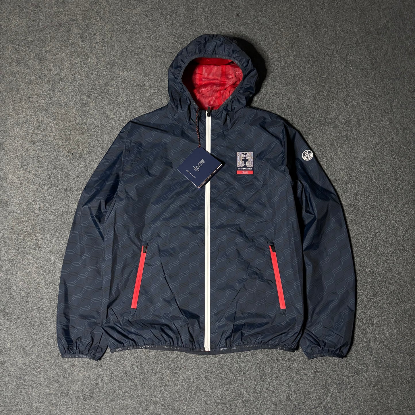 Prada X North Sails blue jacket