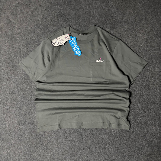 Ripndip Snoopy pocket tee green