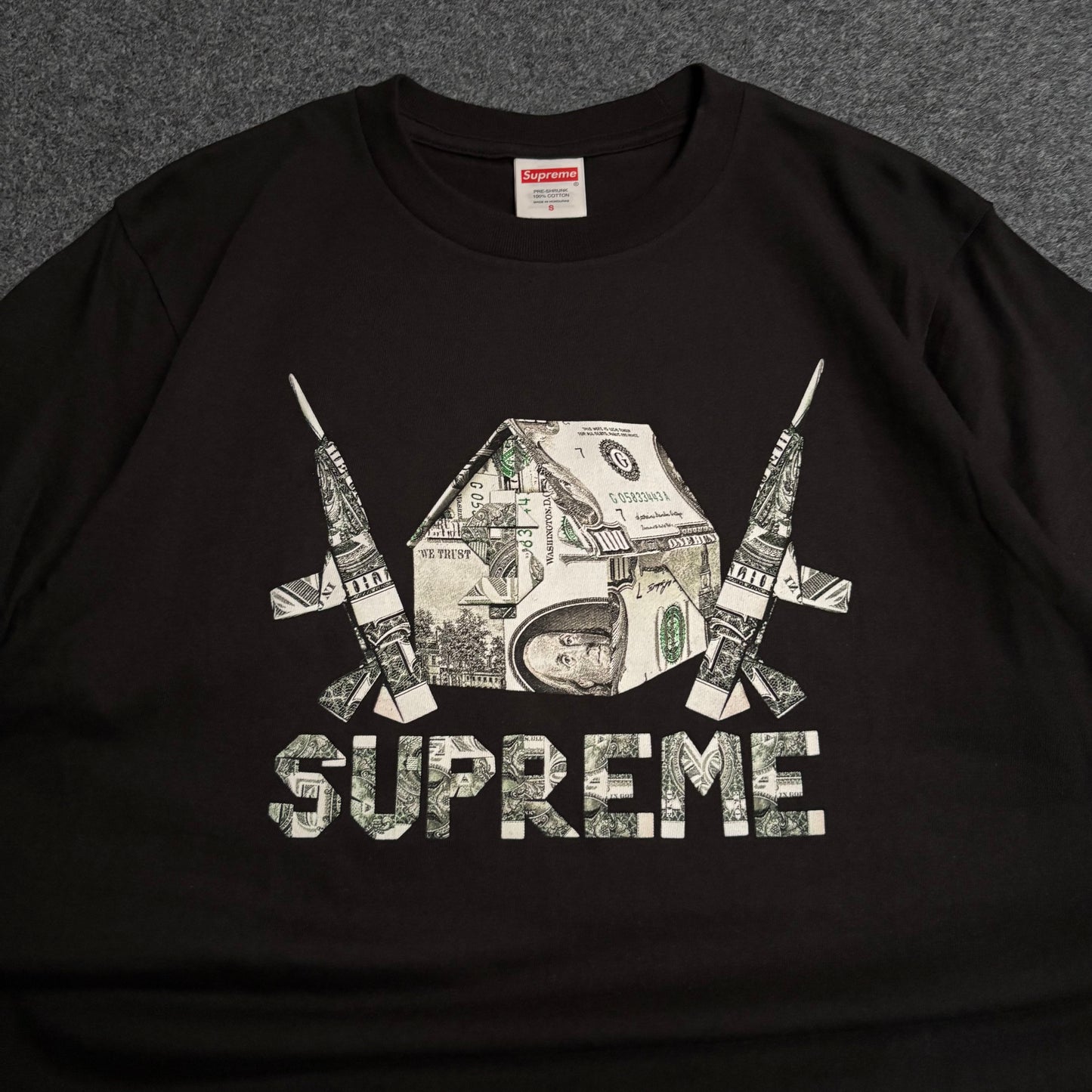 Supreme Origami tee black