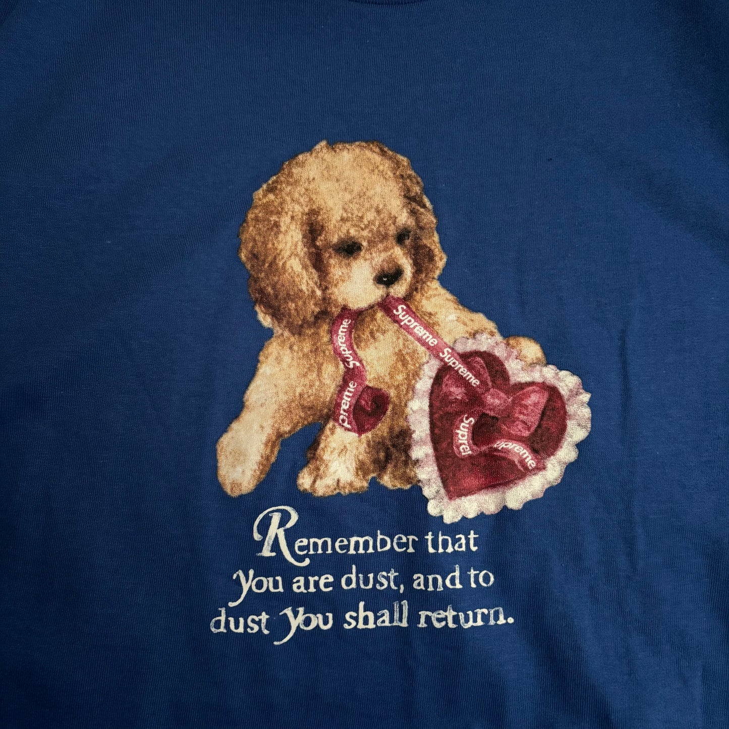 Supreme Puppy tee blue
