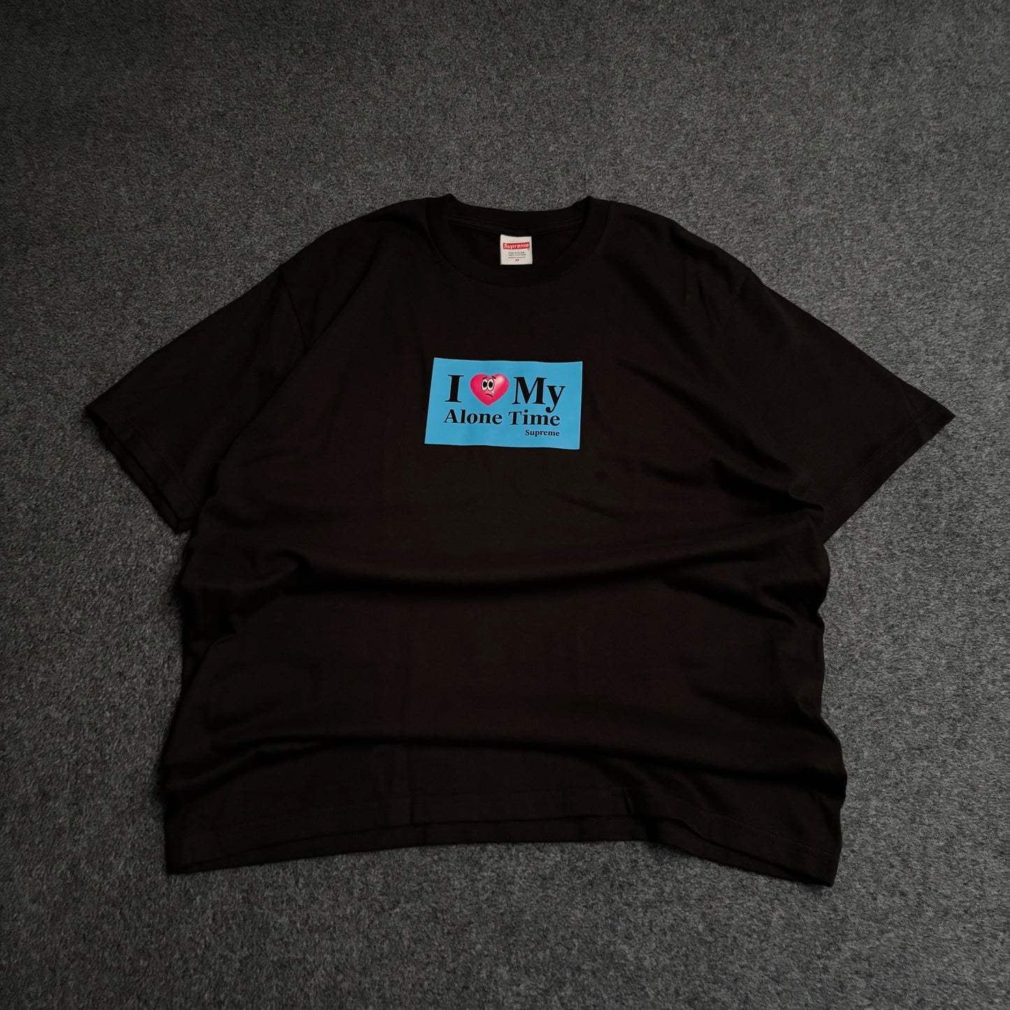 Supreme Alone time tee black