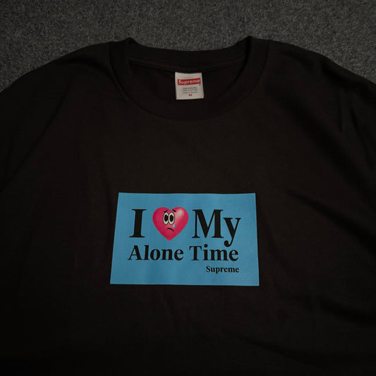 Supreme Alone time tee black