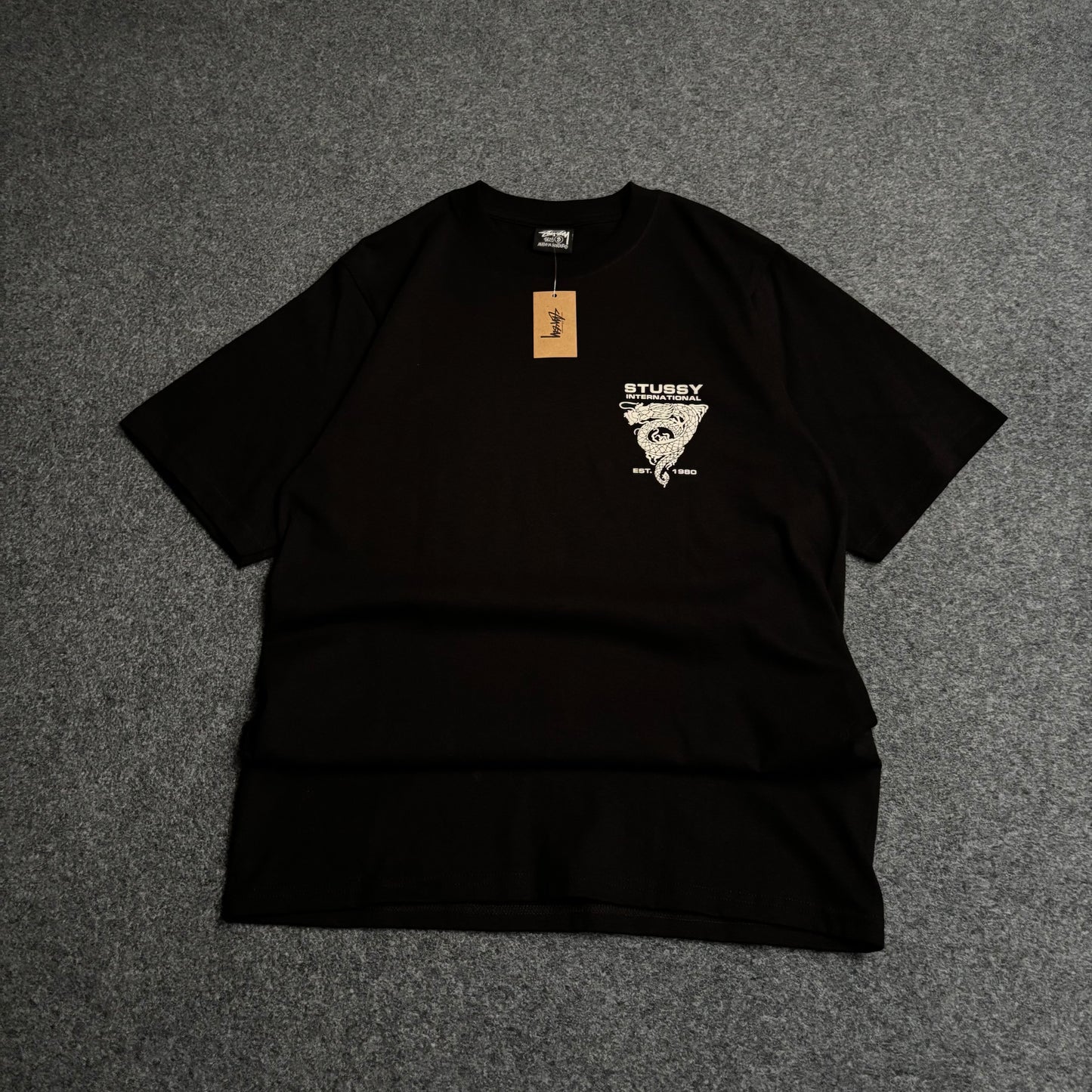 Stussy international dragon tee black