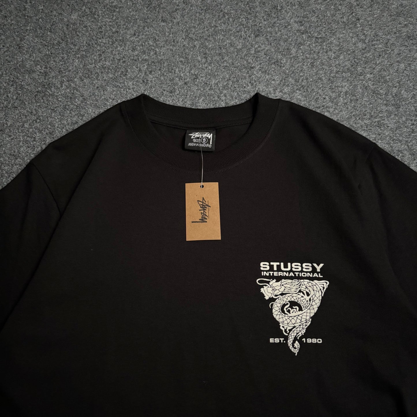 Stussy international dragon tee black