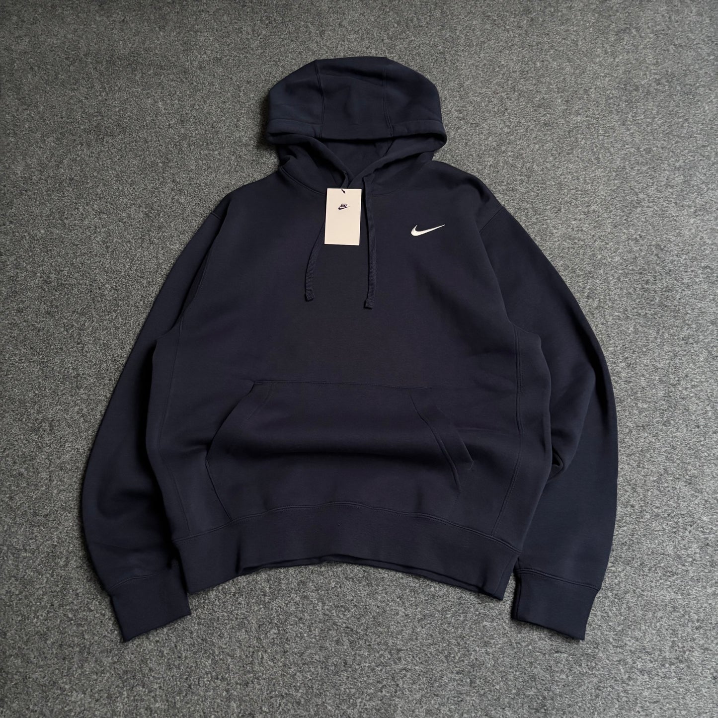 Nike navy logo hoodie