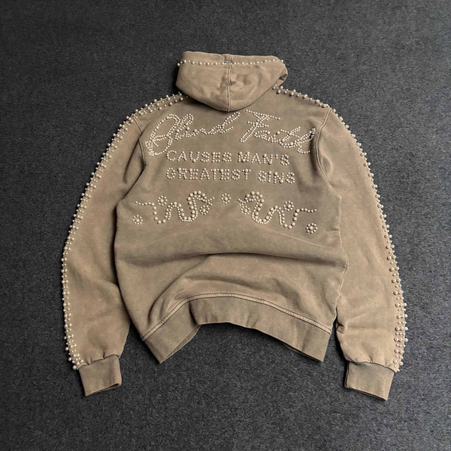 Frost originals "Blind Faith" zip up hoodie mocha