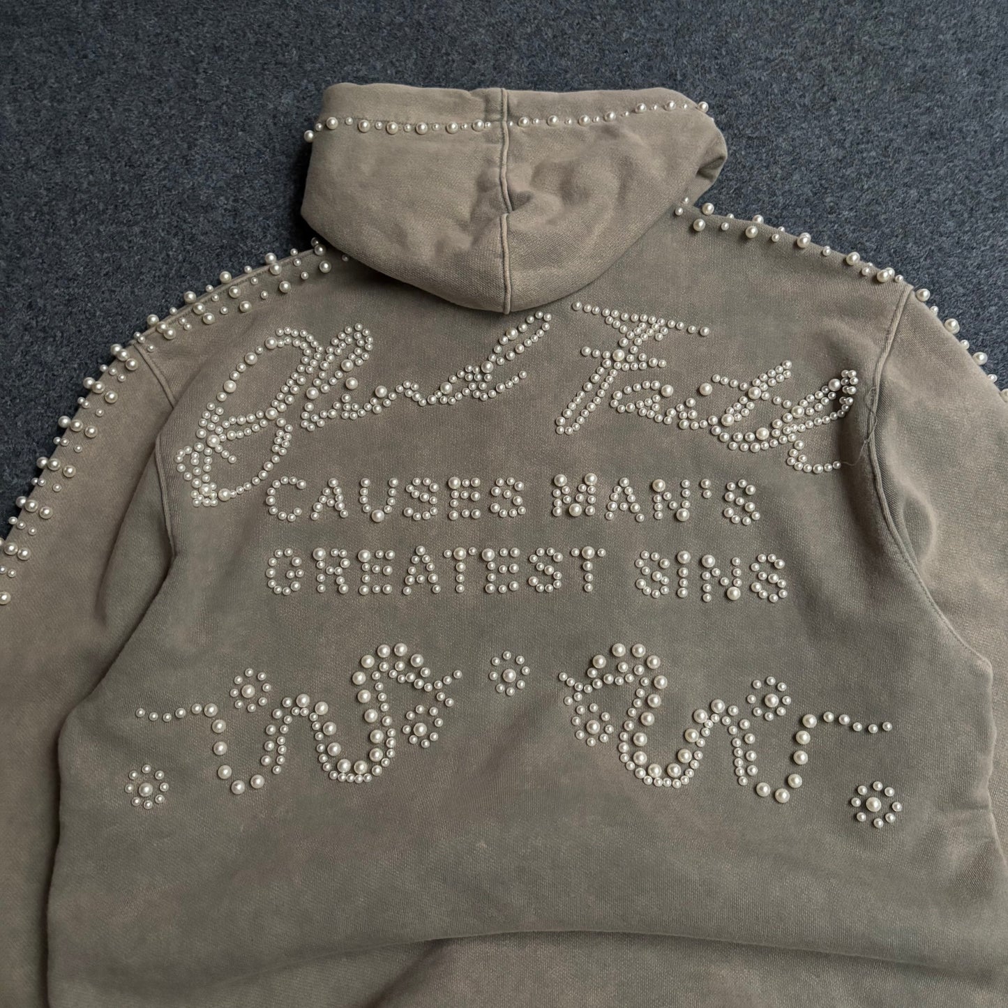 Frost originals "Blind Faith" zip up hoodie mocha