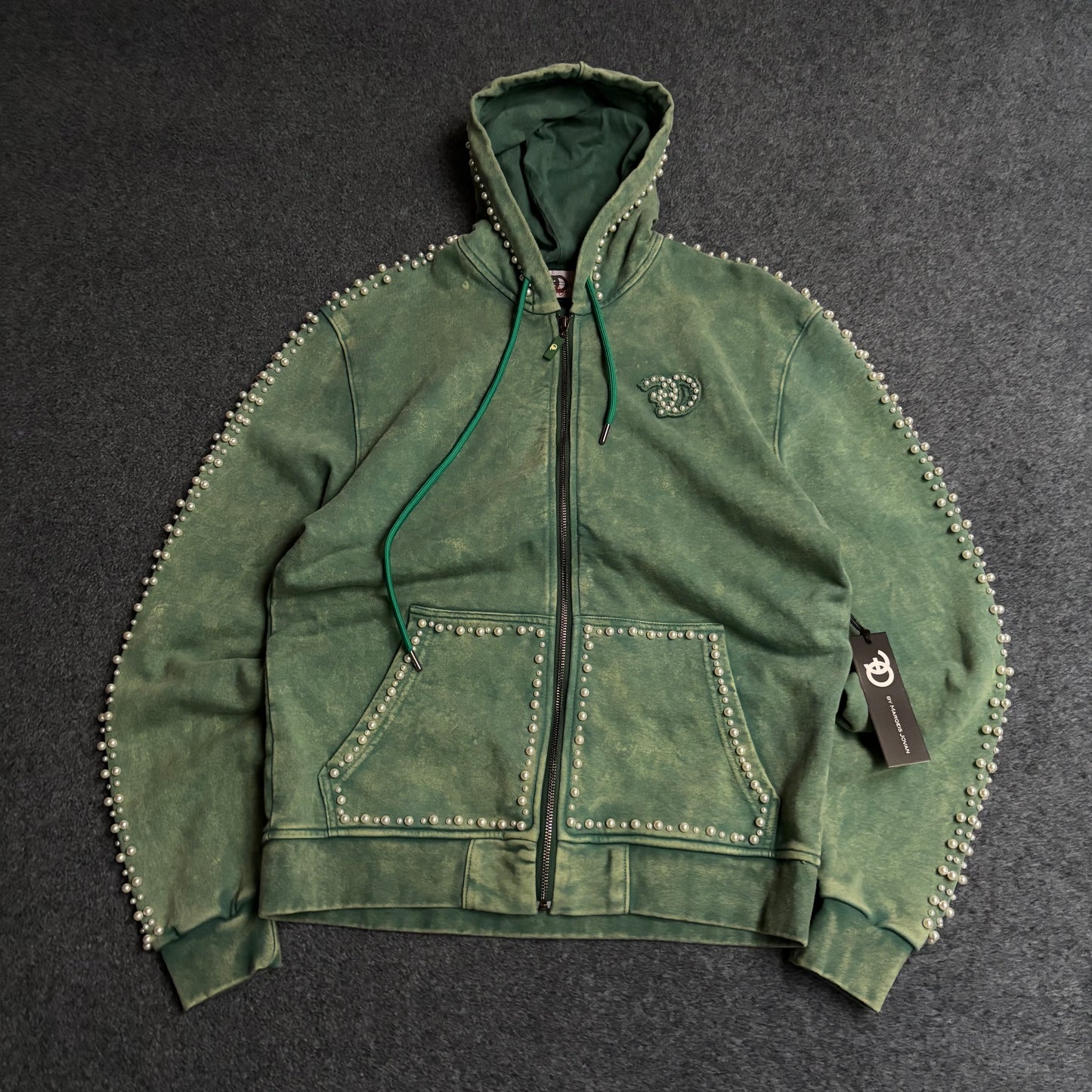 Frost Originals "Blind Faith" zip up matcha green