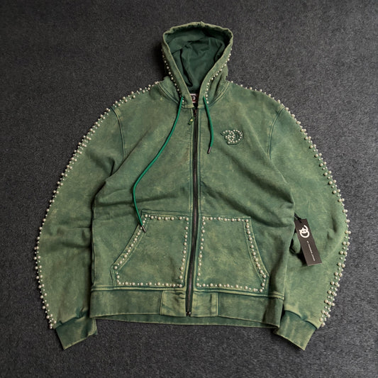 Frost Originals "Blind Faith" zip up matcha green