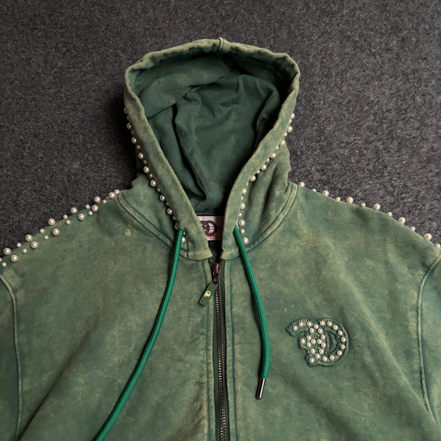 Frost Originals "Blind Faith" zip up matcha green
