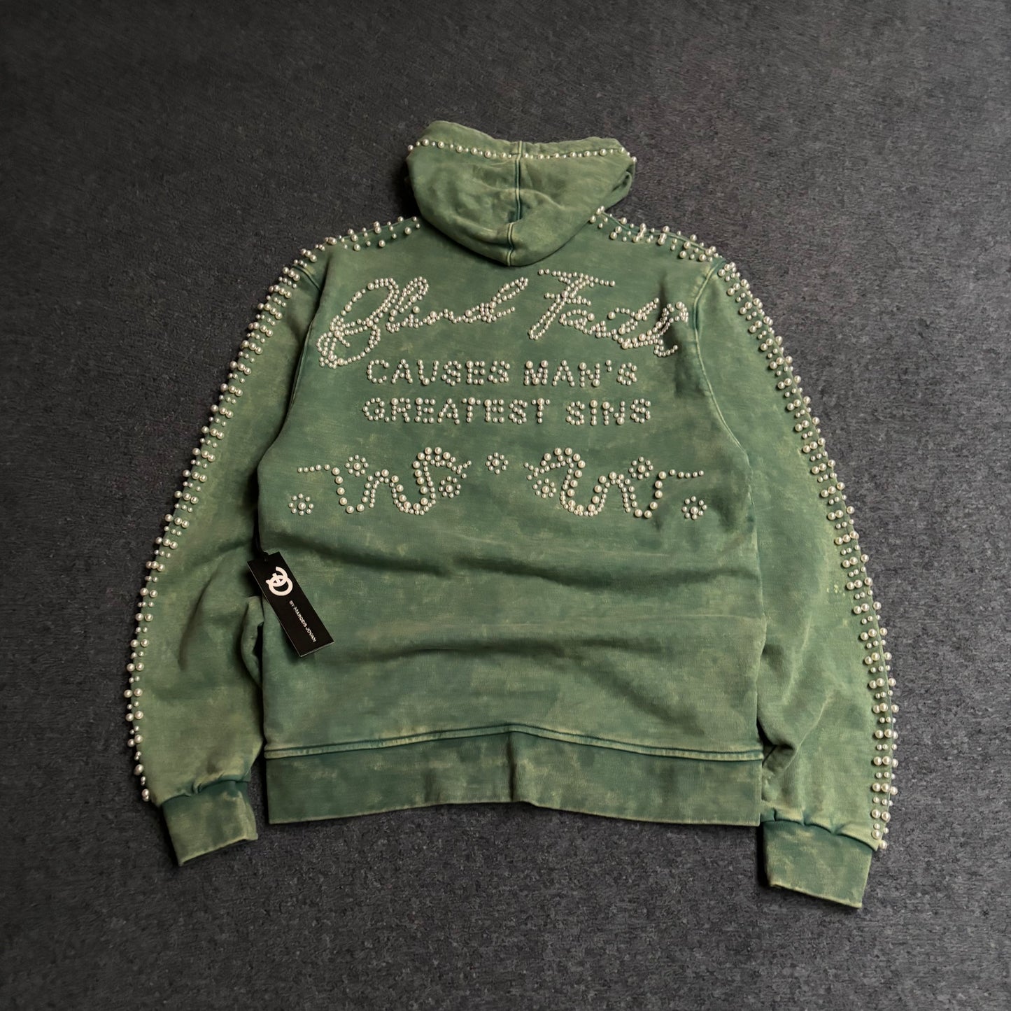 Frost Originals "Blind Faith" zip up matcha green