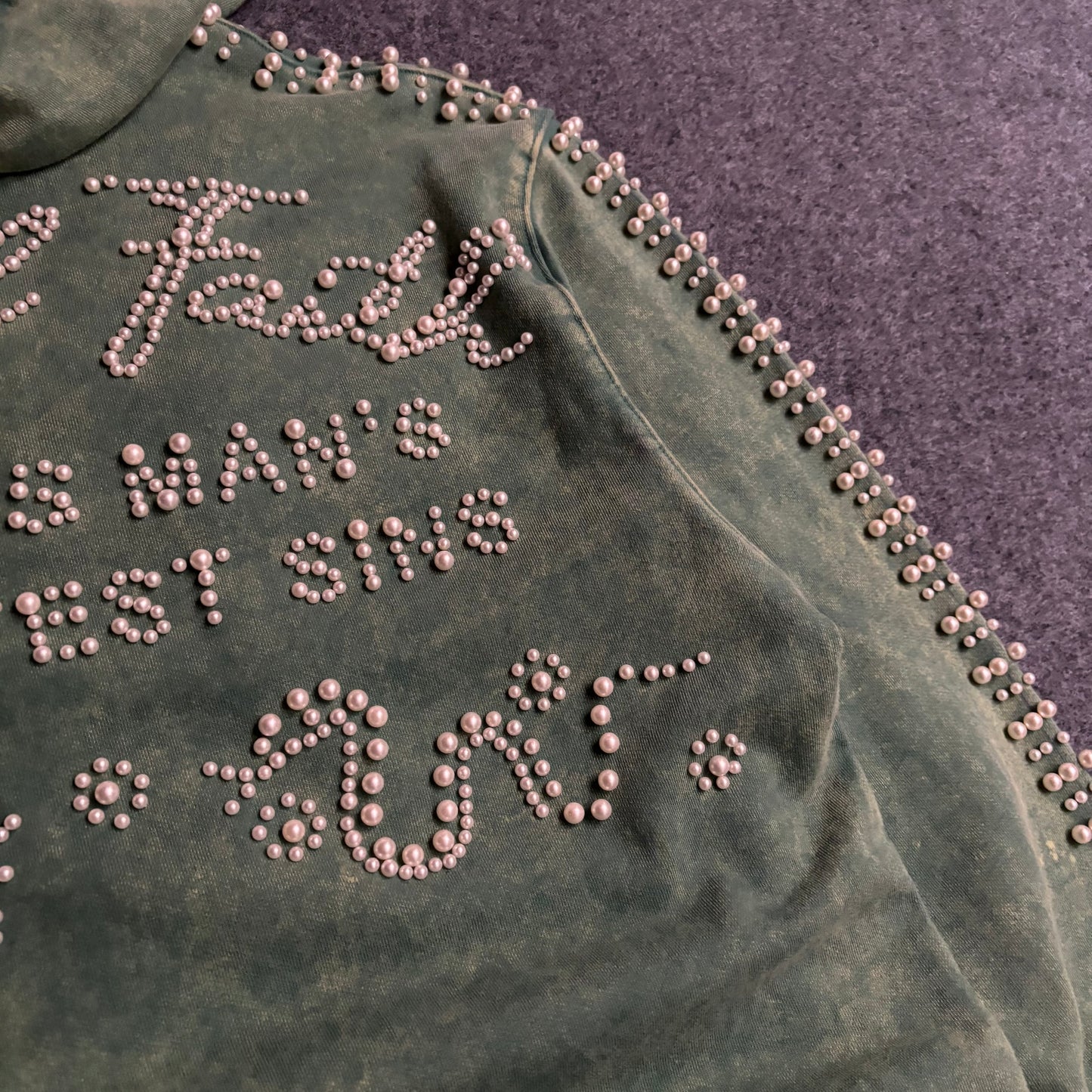 Frost Originals "Blind Faith" zip up matcha green