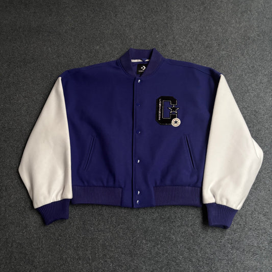 Converse purple varisty jacket