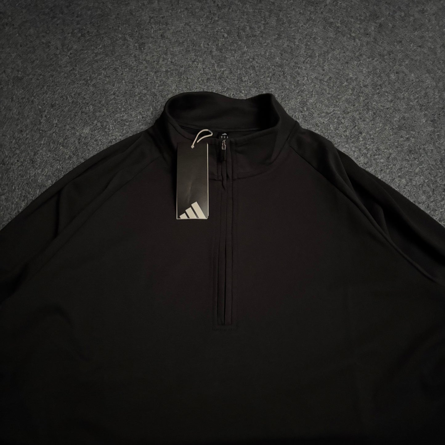 Adidas quarter zip jacket sleeve logo