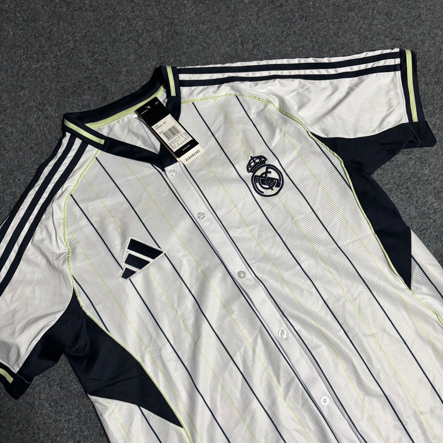 Real Madrid baseball jersey