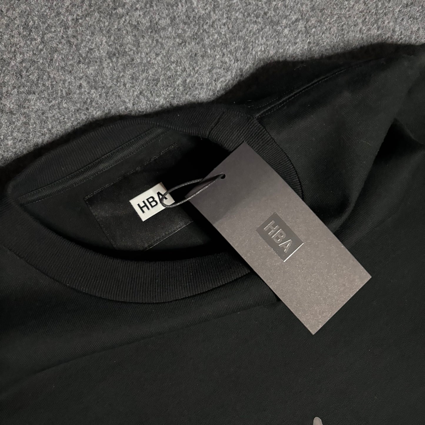 Hood By Air flames logo ls oversized tee