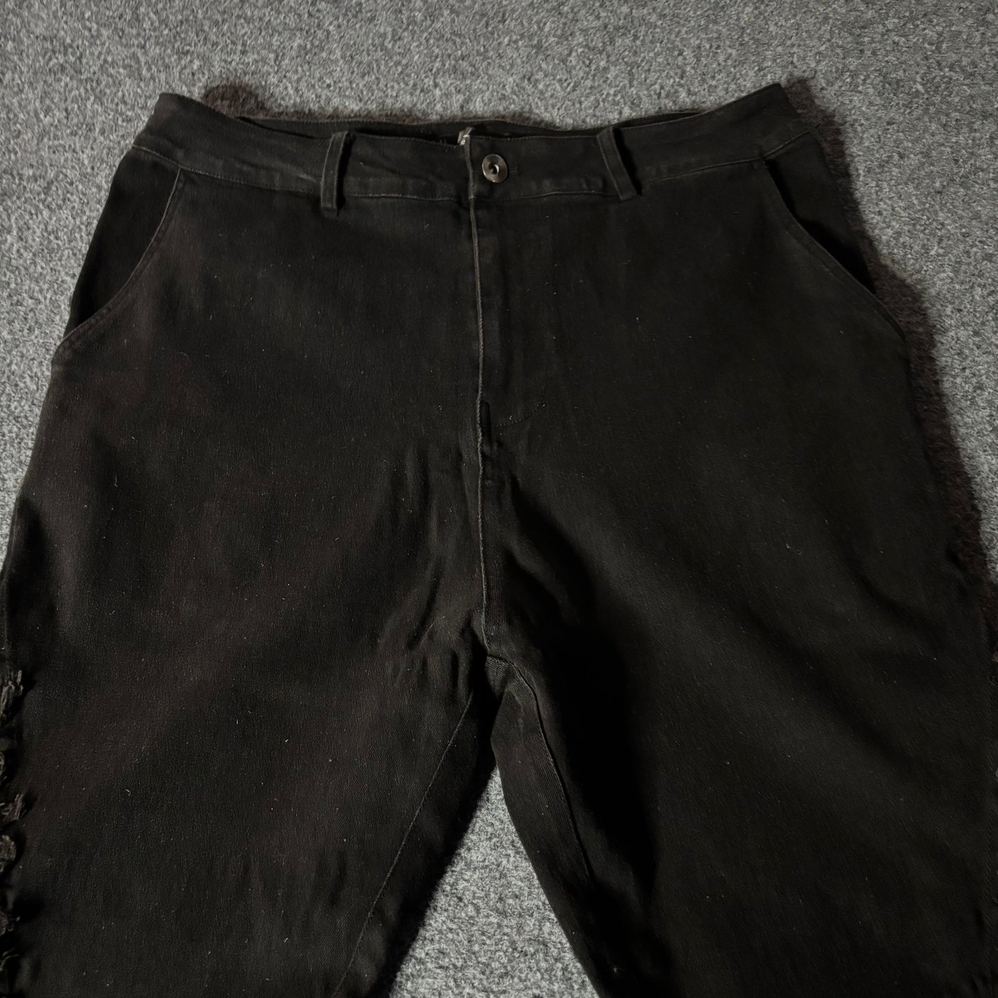 Verseas flared black jeans